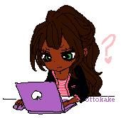 girl on the computer